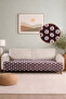 Bohemian Bordo Embossed Seat Cover 100X200 |   Sofa Divan Sofa Bed Armchair Cover Shawl - 2