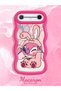 Simple Red Silicone Phone Case Cute Pattern Compatible with Tecno Pova Slim Shockproof