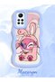 Simple Blue Silicone Phone Case Compatible with Redmi Note 12 Pro 4g Cute Pattern Shockproof