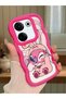 Simple Red Silicone Phone Case Compatible with Tecno Camon 20 Shockproof Cute Pattern - 2