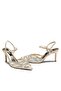 Women's High Heeled Open Back Pointed Toe Stone Embellished Breathable Mesh Evening Dress Shoes 14040 - 5