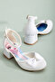 White Children's Character-Inspired Heel-Shoe for Evening Dress