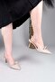 Noir Bow Detailed Heeled Shoes Ten