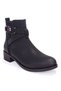 Dza07-6822163 Black Daily Flat Heel Women's Boots