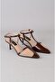 Select 8581 women's heel shoe (heel height: 7 cm) coffee