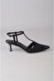 Select 8581 women's heel shoe (heel height: 7 cm) black - 4