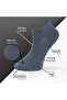 Pure Bamboo Men's Booties Flat Smoked Socks Seamless Premium Gift Boxed 6-Piece Prime Bamboo Series L5952Aznb - 2