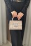 Women's Gold Shiny Evening Dress Bag - Chain Strap Hand and Shoulder Bag - 3