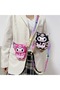Purple Kuromi Figured Mini Bag Girls' Baby Shoulder Strap Coin Wallet Crossbody Bag - 3