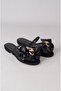 Select m205 buckled satin women's slipper black - 3
