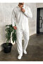Linen Shirt and Trousers 2-Piece Set Comfortable Fit - 4