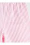 Lcw Kids Pink Printed Girl's Shorts Pajamas Set - 7
