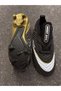 Boys' Football Cleats with Socks, Astroturf Field Gear, Football Sports Shoes (Black-Gold Color) - 2