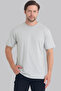 4127 Men's 100% Cotton Basic T-Shirt Regular Fit Crew Neck Vibrant Texture - 4