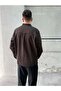 Comfortable Fit Linen Cotton Brown Shirt - 4