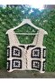 Motif Bustier Crop Top