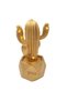 Decor Golden Cactus Figurine Led Lighted Desktop Night Lamp for Office Home Office Summer Gift - 3