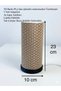 3D Design Night Light - Modern Patterned Decorative Table Lamp - 23 cm Lampshade - 3