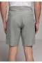 Regular Fit Mid Waist Straight Men's Green Shorts - 2