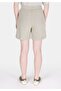 Regular Fit Mid Waist Printed Women's Green Shorts - 2