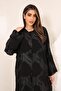 Designer Black Chiffon Abaya with Inner Lining Batana Elegant Modest Wear