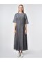 Denim Salopet Dress Anthracite - 2