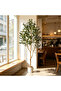 120/150/180cm Artificial Olive Tree, Lifelike Faux Potted Plant for Home Office Decor