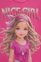 Pink Girl Character Printed Wide-Leg Pants 2-Piece Girl's Set 23801 - 4