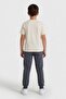 Smoked Printed Crew Neck T-Shirt with Elastic Waistband for Boys, 2-Piece Set 23888 - 3