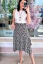Asymmetrical Cut Skirt 6Y165 - 2