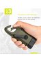 Emergency Flashlight Hand Crank & Solar Powered LED Torch Flashlight - Portable, Rechargeable, Portable, Heavy Duty, for Camping & Hiking, with Carabiner - 6