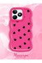 For Realme C53 Compatible Shockproof Simple Red Silicone Phone Case Heart Pattern - 2