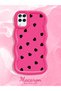 Samsung Galaxy M12 Compatible Shockproof Simple Red Silicone Phone Case Heart Pattern - 2