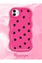 Samsung Galaxy A04 Compatible Shockproof Simple Red Silicone Phone Case Heart Pattern - 2