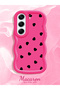 For Tecno Camon 40 Pro 5g Compatible Shockproof Simple Red Silicone Phone Case Heart Pattern - 2