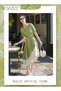 Women's Shirt Dress with Buttons, Simple Solid Half Sleeve Midi Dress, Women's Dresses Irregular Hem - 2