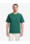 Dark Green Comfort Fit 100% Cotton Crew Neck Basic T-Shirt 50325300-Vr079 - 2