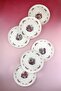 Gardening 6-Piece Porcelain Cake Plate - 2