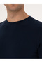 Navy Blue Slim Fit Crew Neck T-Shirt 50312299-Vr033 - 7