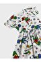 Boy's Cotton White Dinosaur Ball Pattern Short Sleeve Summer Shorts Pajama Set - 4
