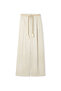 Wide Leg Trousers with Tassel Belt - 3