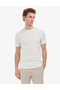 Ecru Regular Fit Crew Neck T-Shirt 50327857-Vr019 - 3
