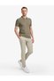 Khaki Slim Fit 100% Cotton Zippered Polo Collar T-Shirt 50327873-Vr027 - 5