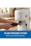 Panache Series Espresso Maker, White, 1L Water Tank, 20-Bar Pressure, Integrated Milk Frothing - 5