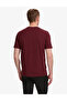 Burgundy Regular Fit 100% Cotton Crew Neck Basic T-Shirt 50325299-Vr014 - 5