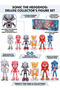 Sonic the Hedgehog 3 Action Figures Set 6Pcs Toy Playset Collectible Movie Character Models for Kids - 3