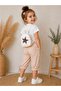 Mine Trend Star Printed Bag and Gift Capri Girl Set 1-10 Years - 2