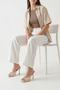 Juliana Women's Heeled Slippers - Beige Nubuck - 6