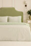 Rosal Embroidered Double Duvet Cover Set Sage Green - 7