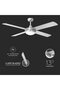 2X E27 CANDELABRA FAN - SILVER - 6
